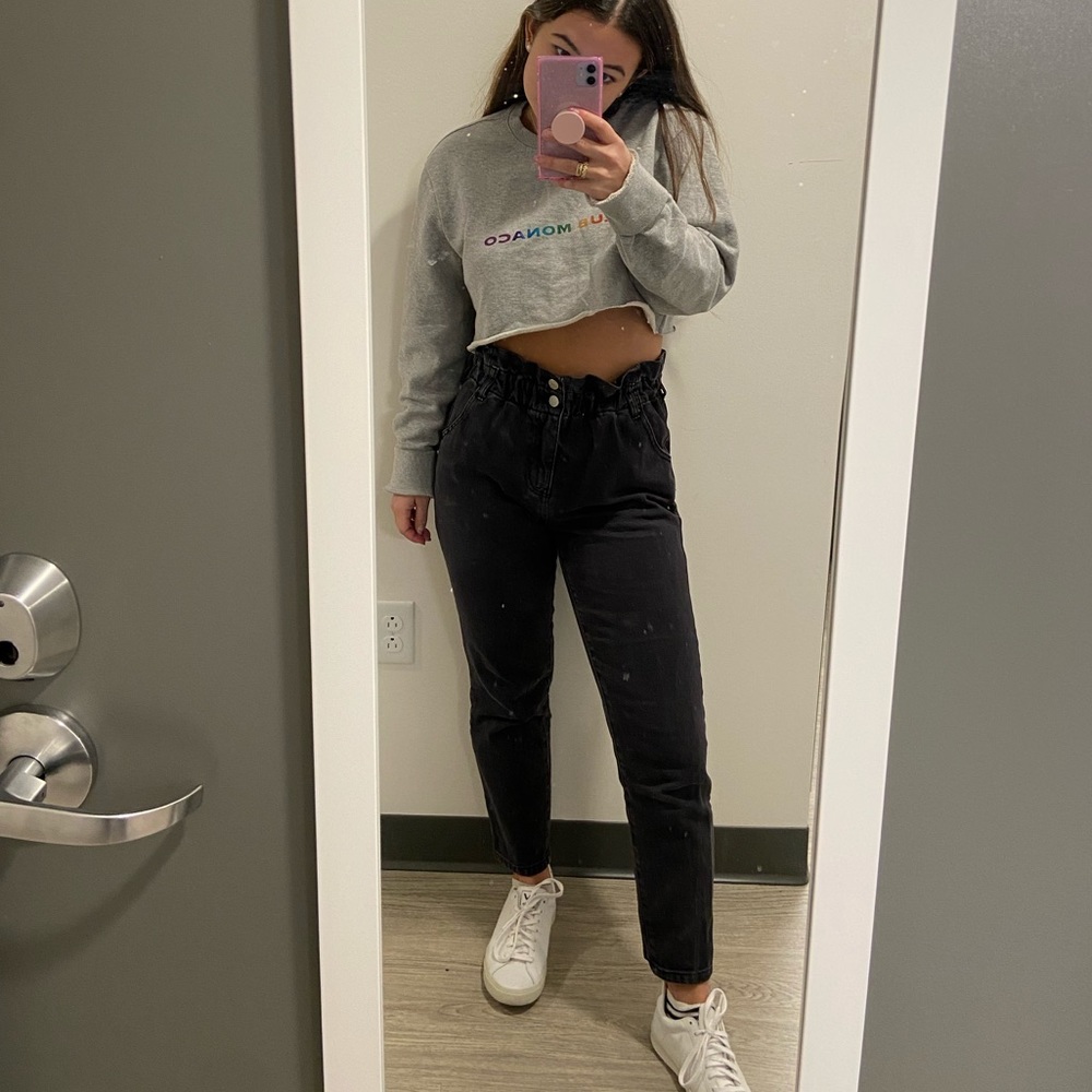 Pacsun Paperbag Mom Jeans